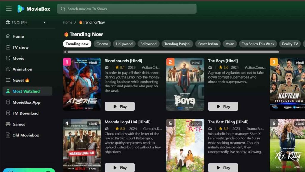 Movie Box for iOS – Watch Movies & TV Shows on iPhone & iPad
