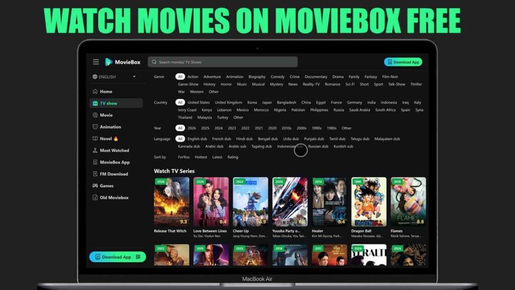 Watch movies on movie box
